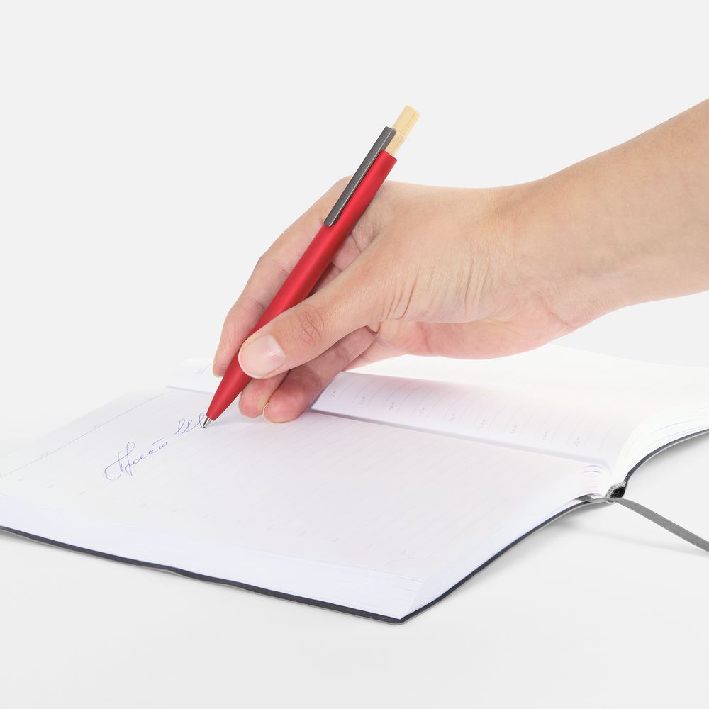 Ручка шариковая Bambink, красная / Миниатюра WWW (1000)