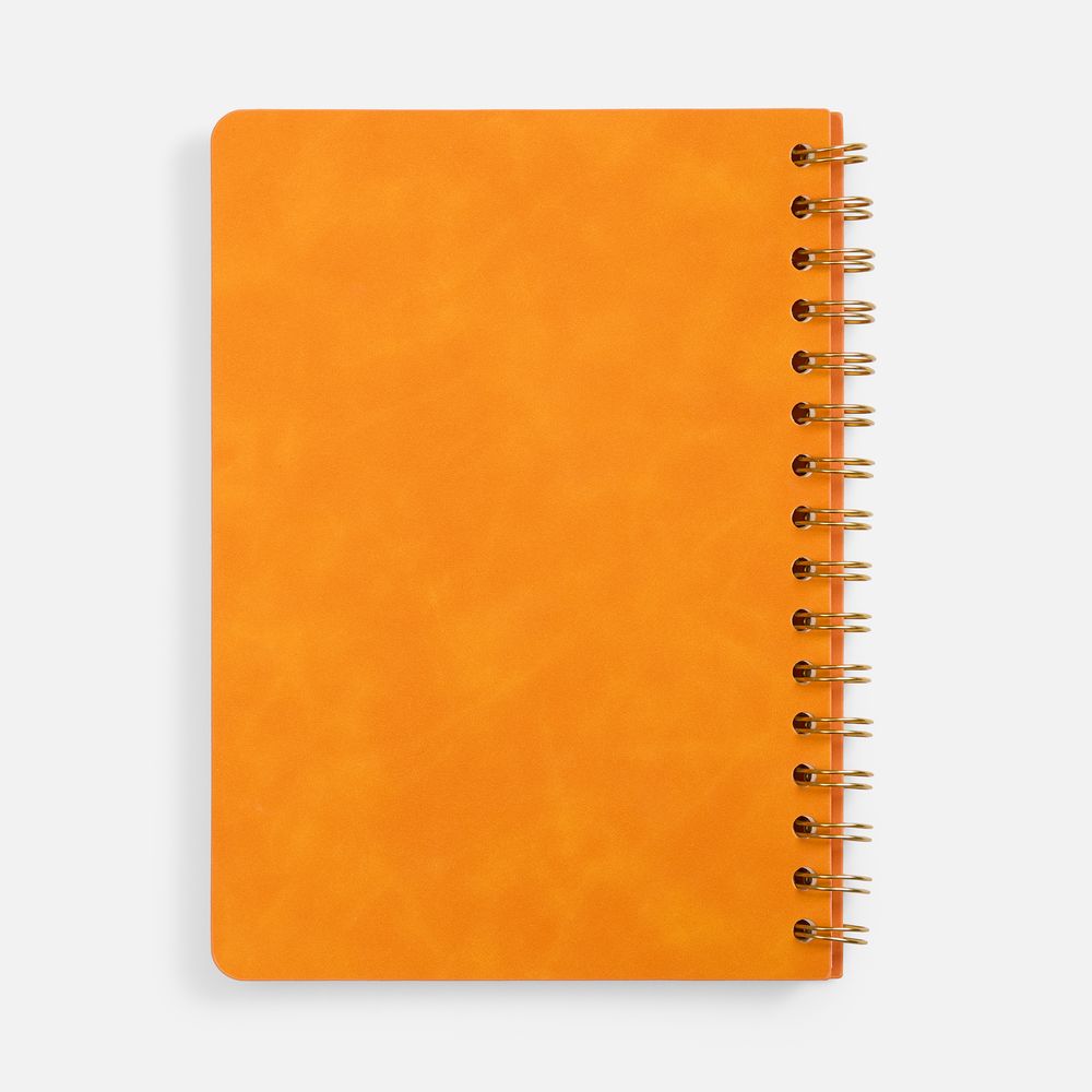 Ежедневник Spiral, недатированный, оранжевый / Миниатюра WWW (1000)