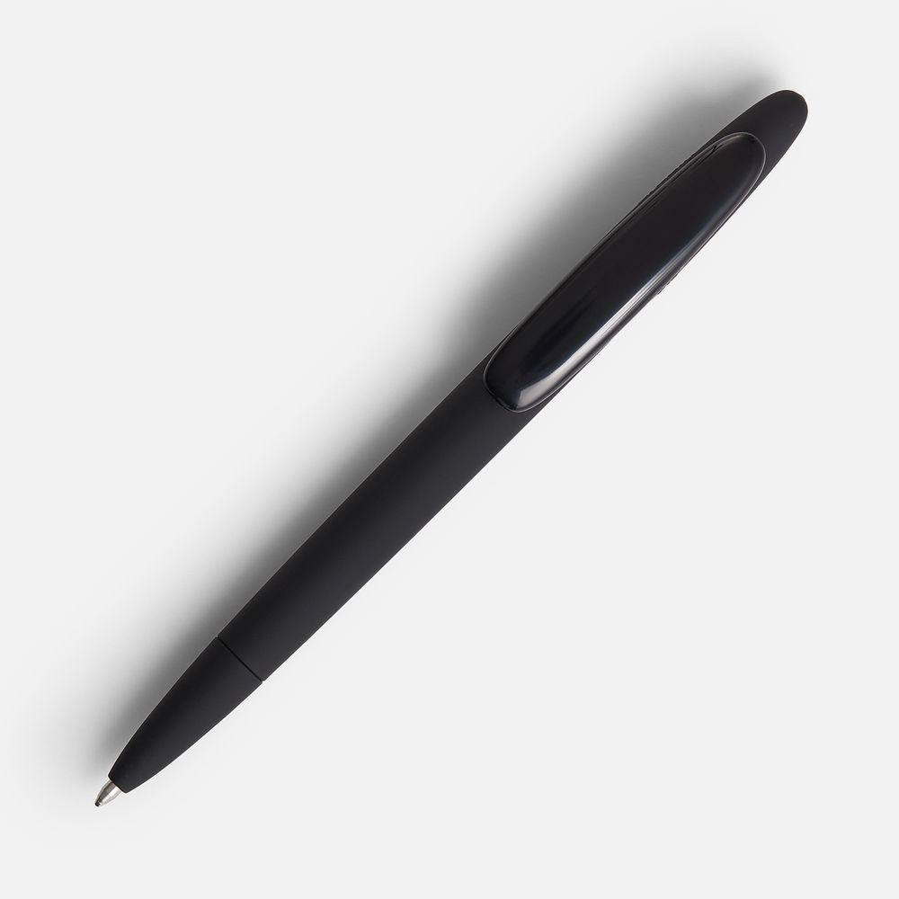 Ручка шариковая Prodir DS5 TRR-P Soft Touch, черная / Миниатюра WWW (1000)