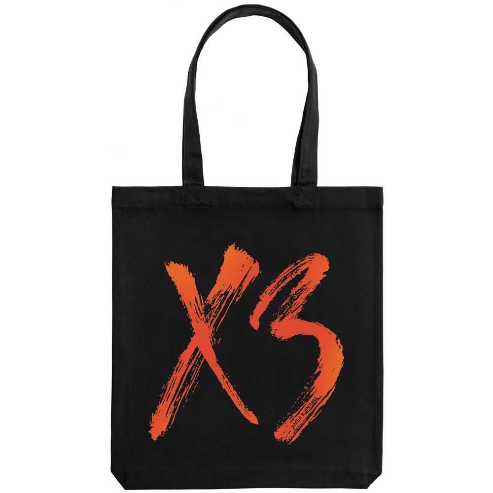 Холщовая сумка «ХЗ», черная / Миниатюра WWW (1000)