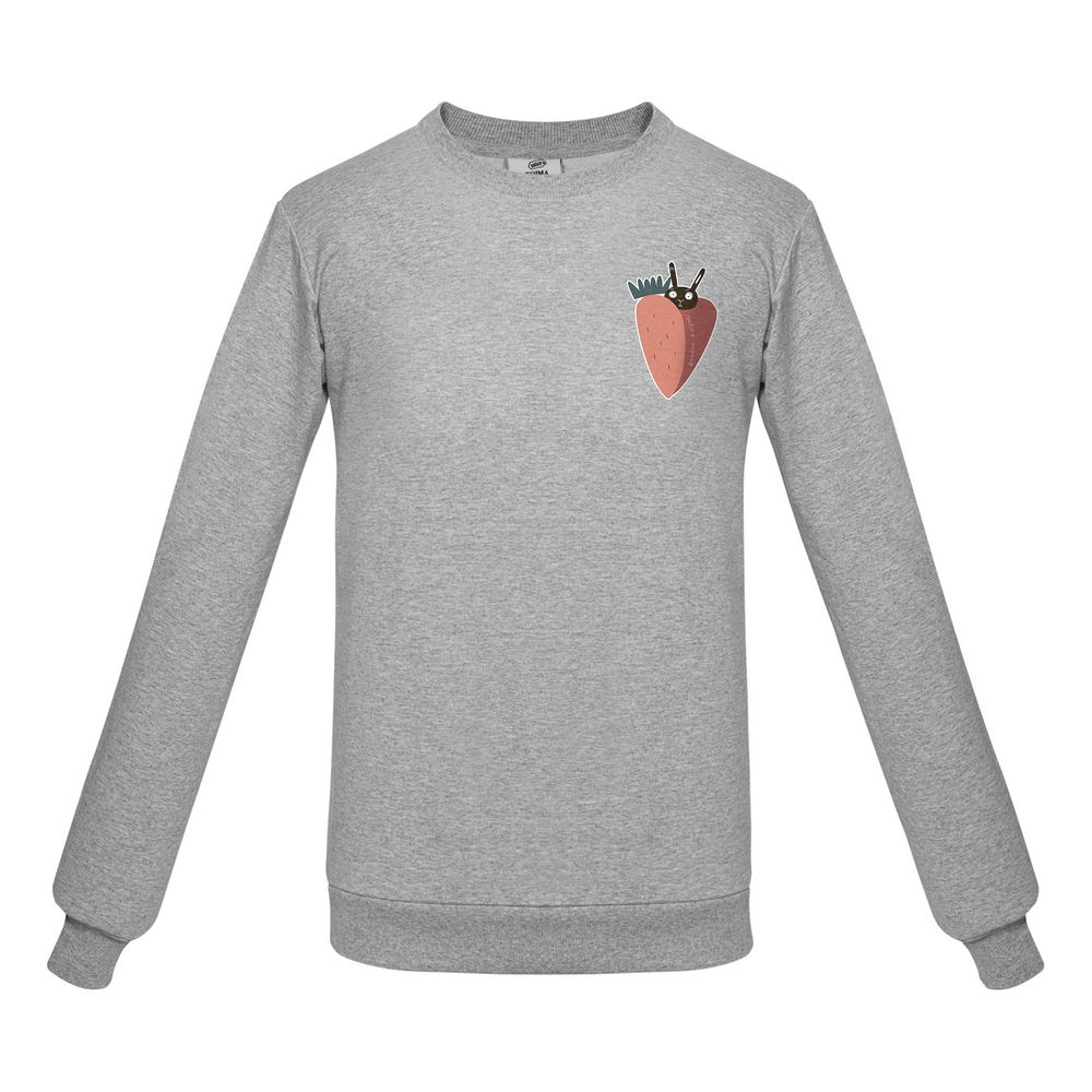 Толстовка «Любоф-моркоф», серый меланж / Миниатюра WWW (1000)