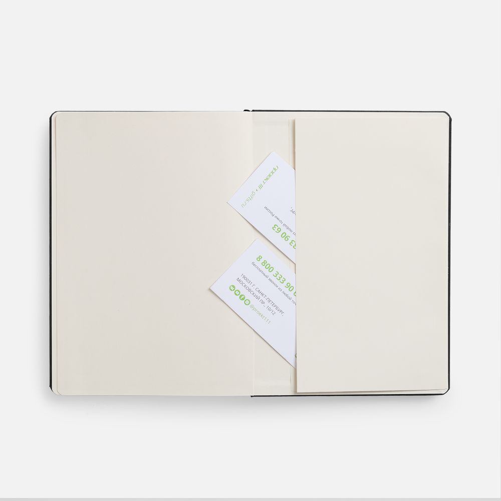 Ежедневник Urban Hard, недатированный, черный / Миниатюра WWW (1000)