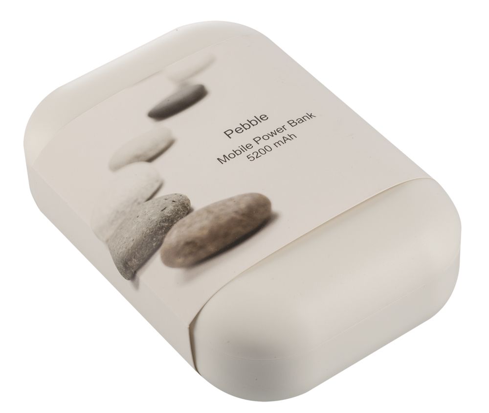 Внешний аккумулятор Pebble 5200, серо-синий / Миниатюра WWW (1000)