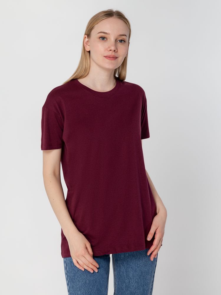 Футболка унисекс Regent 150, бордовая / Миниатюра WWW (1000)