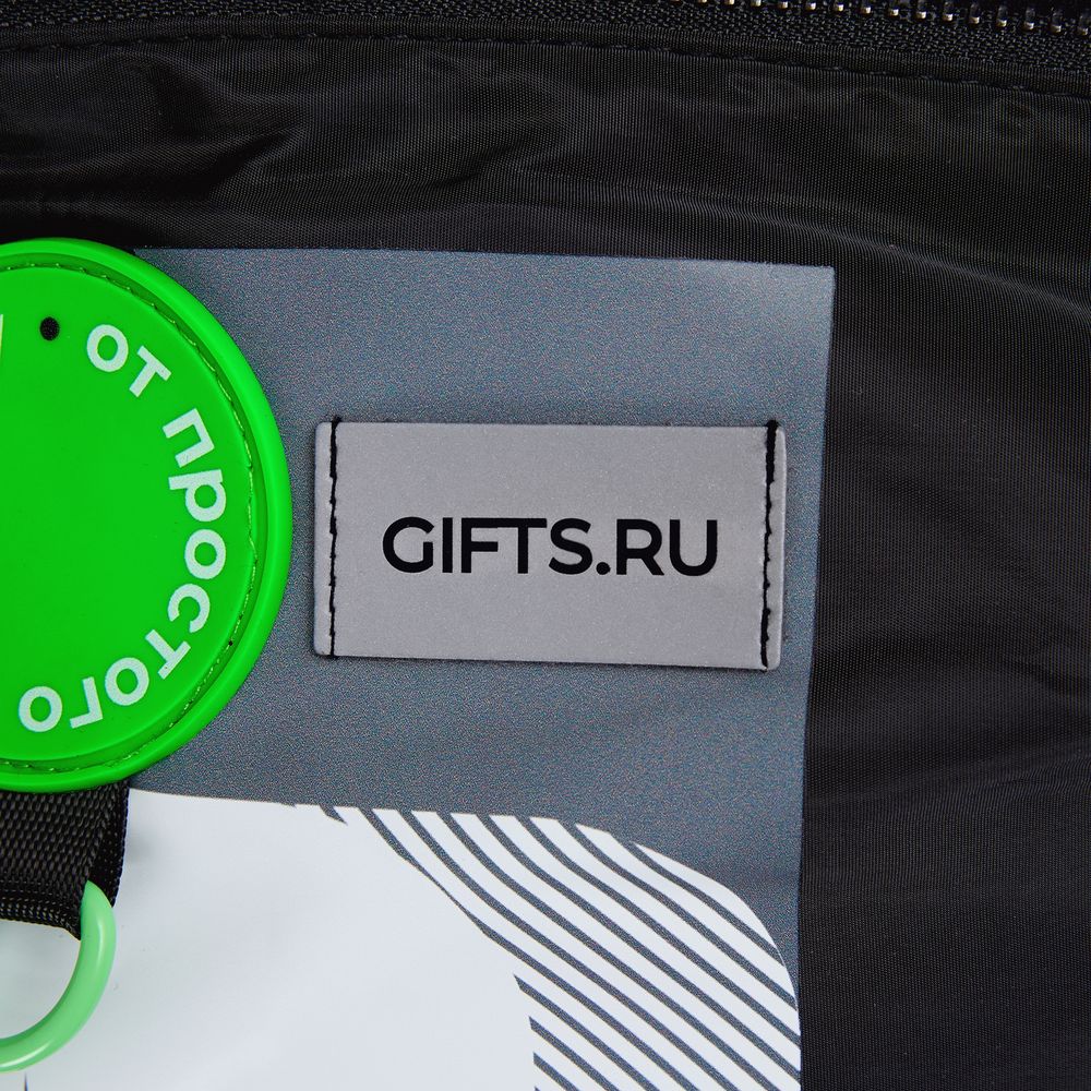 Поясная сумка W1, черная / Миниатюра нанесения (1000)