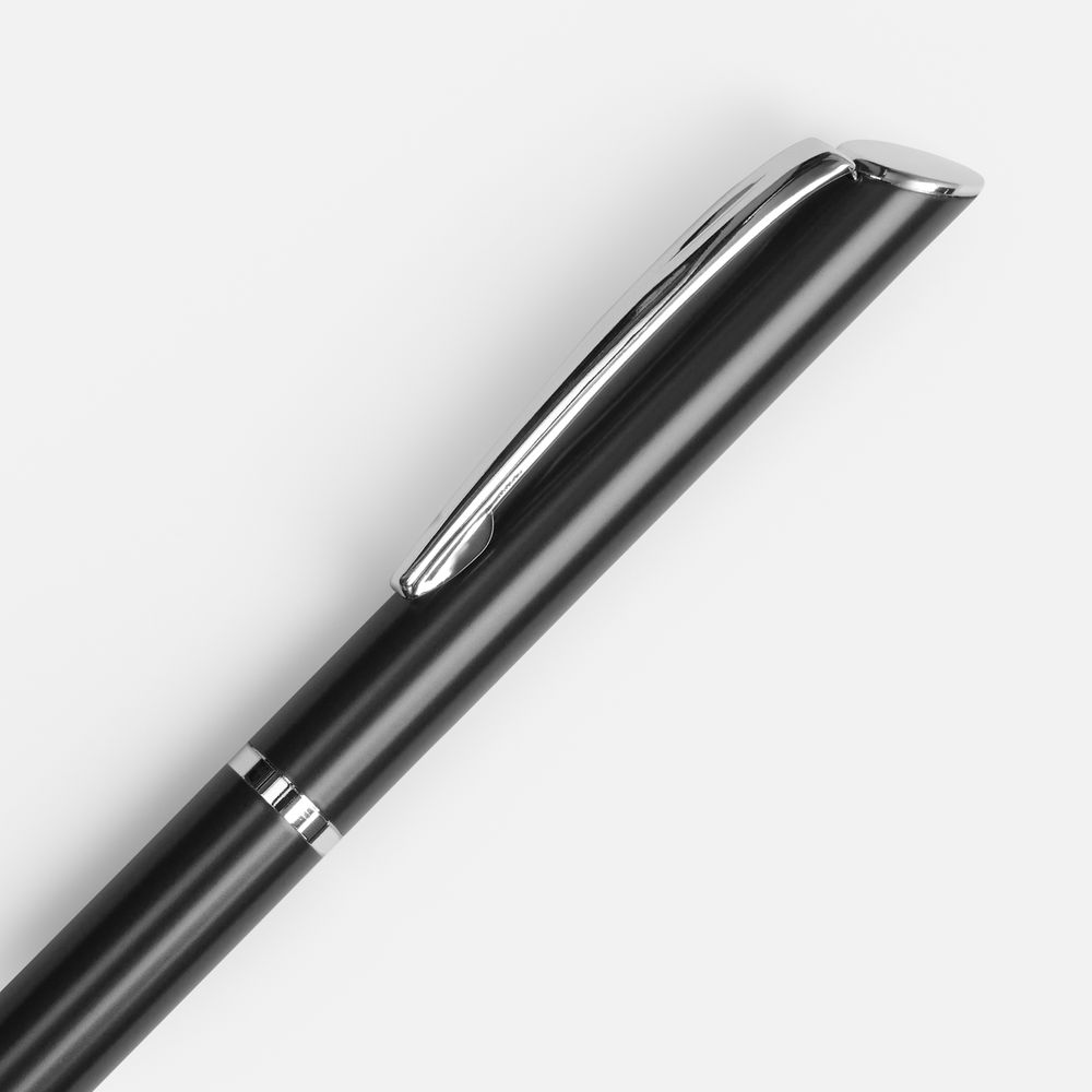 Ручка шариковая Ringa, черная / Миниатюра WWW (1000)