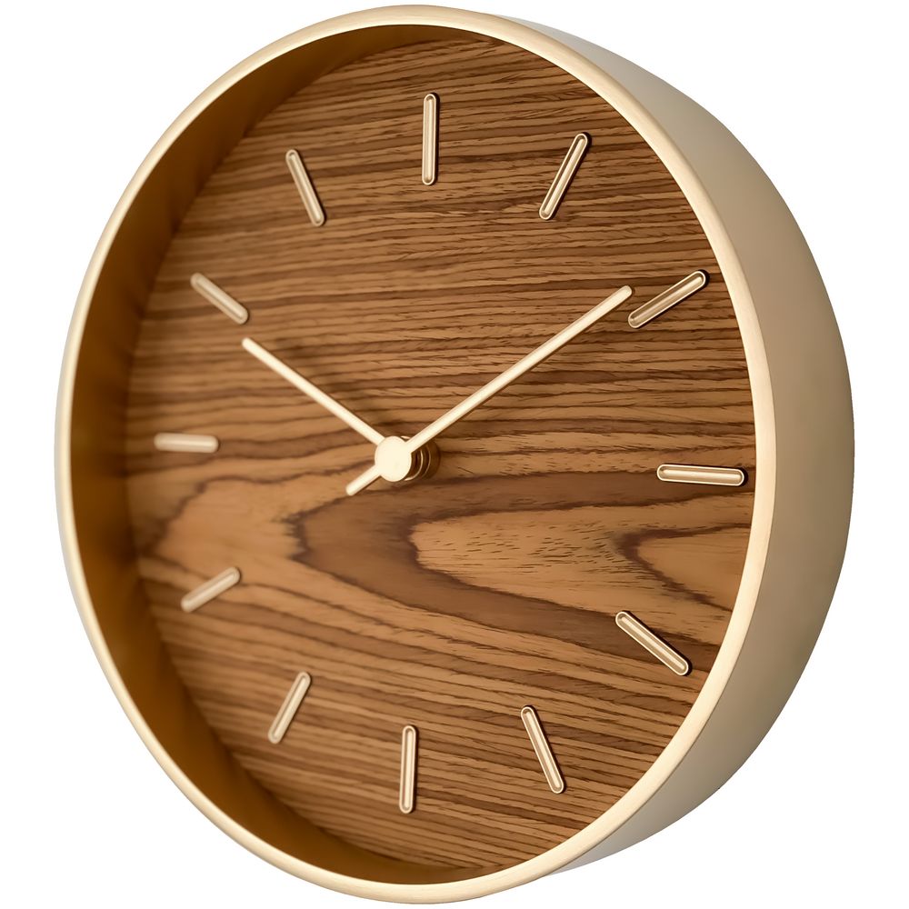 Часы настенные Peri, дуб / Миниатюра WWW (1000)