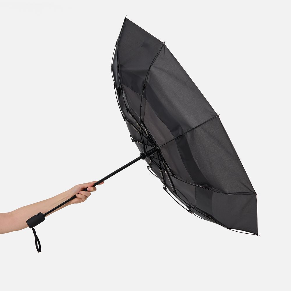 Складной зонт Dome Double с двойным куполом, серый / Миниатюра WWW (1000)