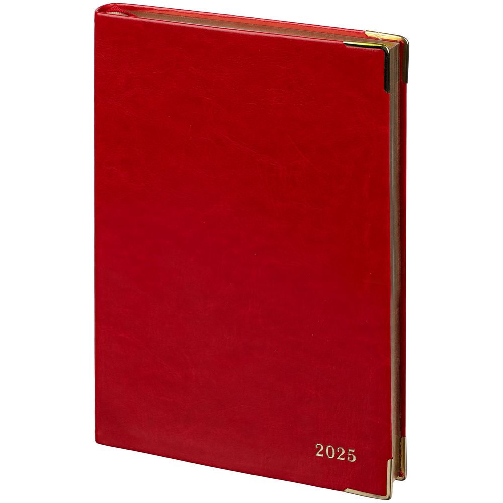 Ежедневник Lugo, датированный, красный / Миниатюра WWW (1000)