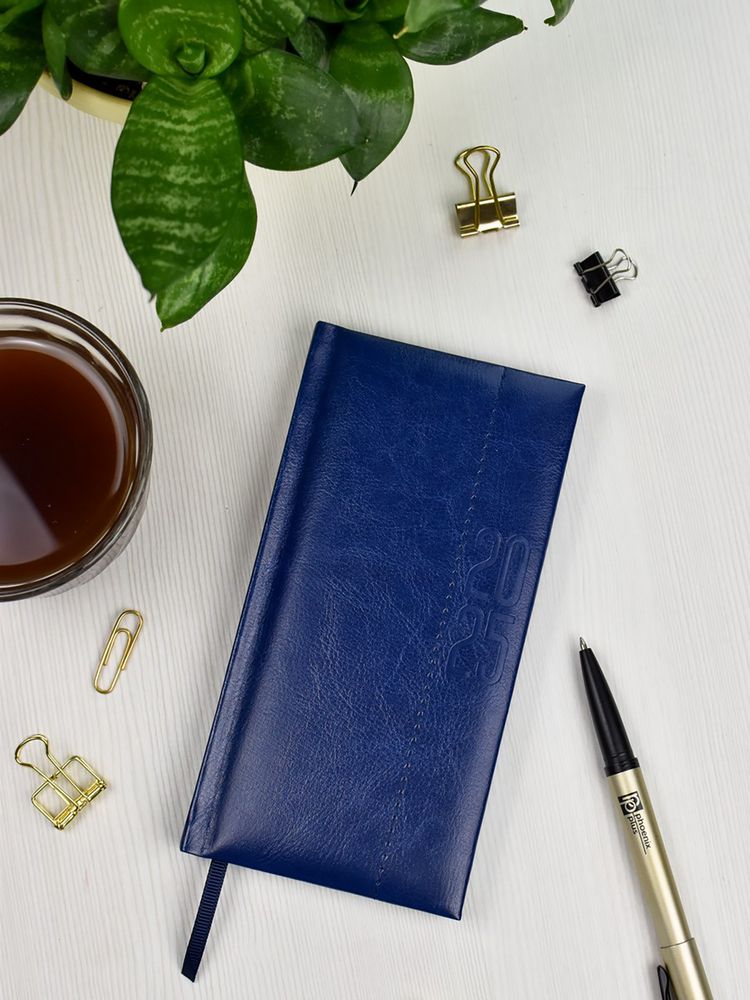 Еженедельник Baza, датированный, синий / Миниатюра WWW (1000)