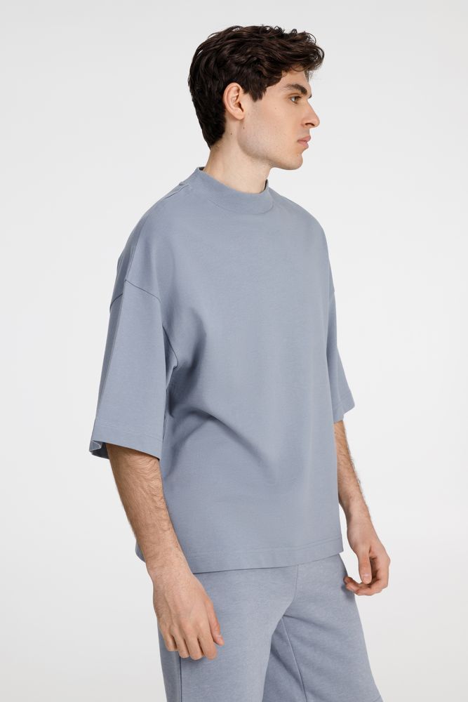 Футболка оверсайз унисекс T9, серая / Миниатюра WWW (1000)