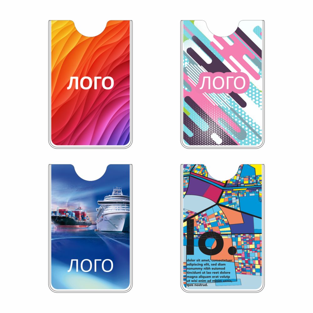 Чехол для карты с RFID-защитой на заказ, ПВХ