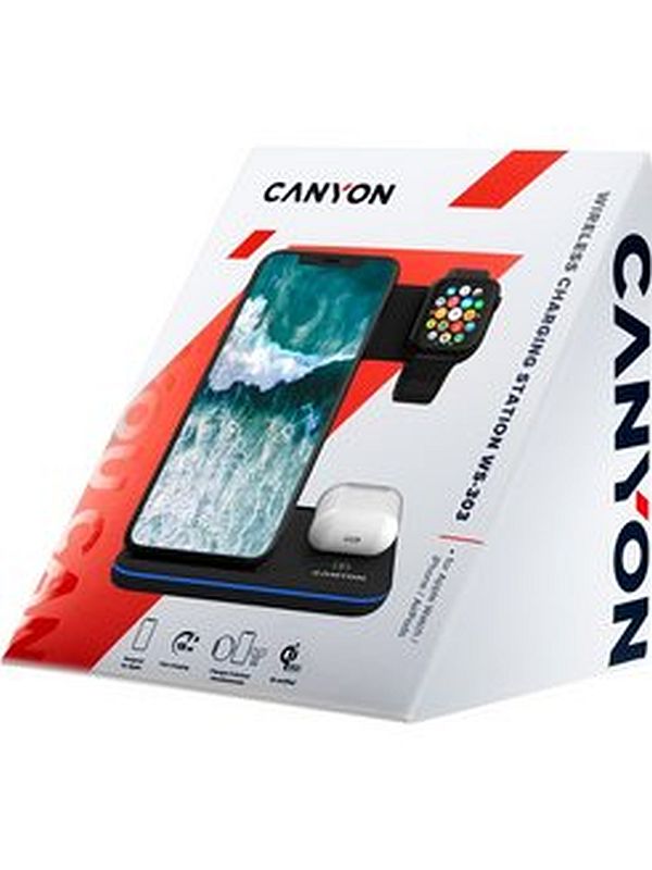 Зарядная станция Canyon WS-303, белая / Миниатюра WWW (1000)