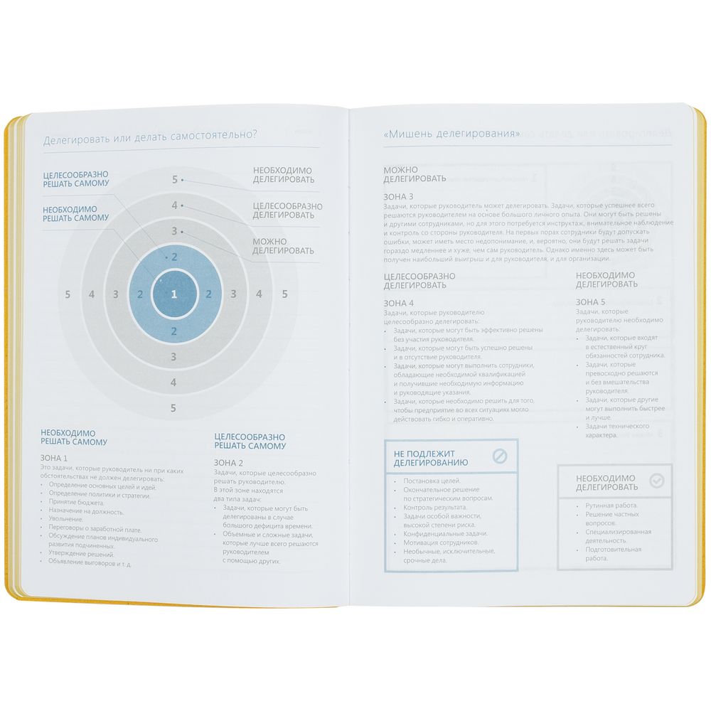 Ежедневник «Управление персоналом», недатированный, черно-желтый / Миниатюра WWW (1000)