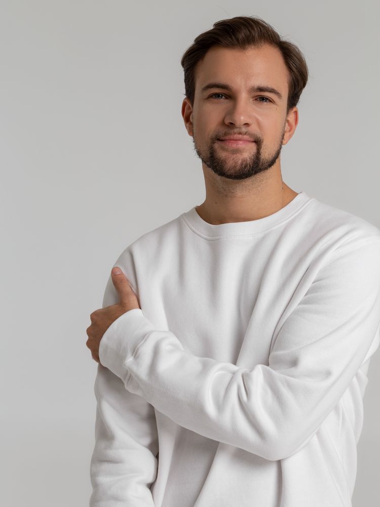 Свитшот унисекс King, белый / Миниатюра WWW (1000)