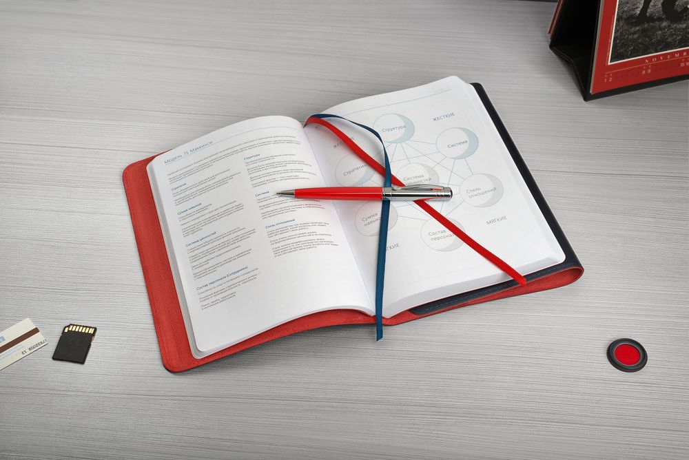 Ручка шариковая Promise, красная / Миниатюра WWW (1000)