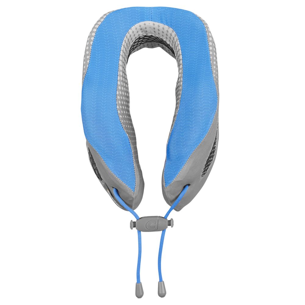 Подушка под шею для путешествий Cabeau Evolution Cool, серая с синим / Миниатюра WWW (1000)