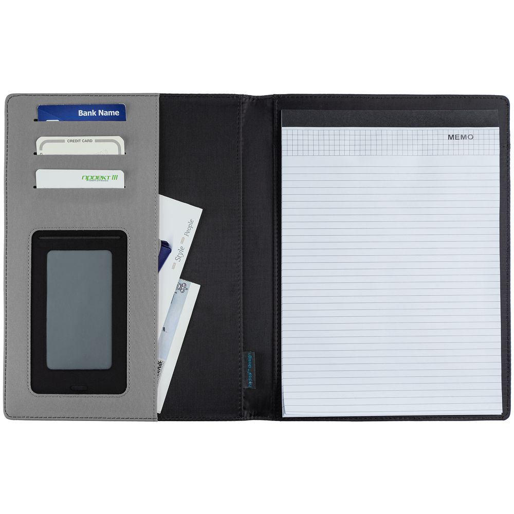 Папка Torga, черная с серым / Миниатюра WWW (1000)