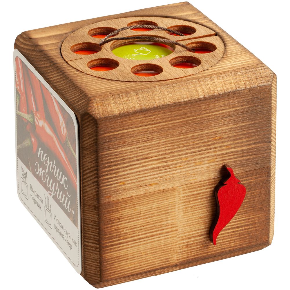 Набор для выращивания с органайзером «Экокуб Burn», перчик / Миниатюра WWW (1000)