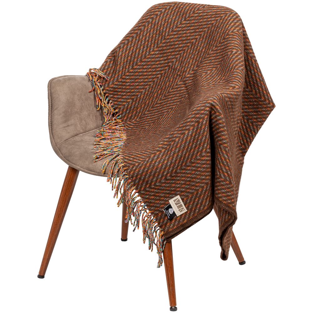 Плед Brera Testa Di Moro, коричневый / Миниатюра WWW (1000)