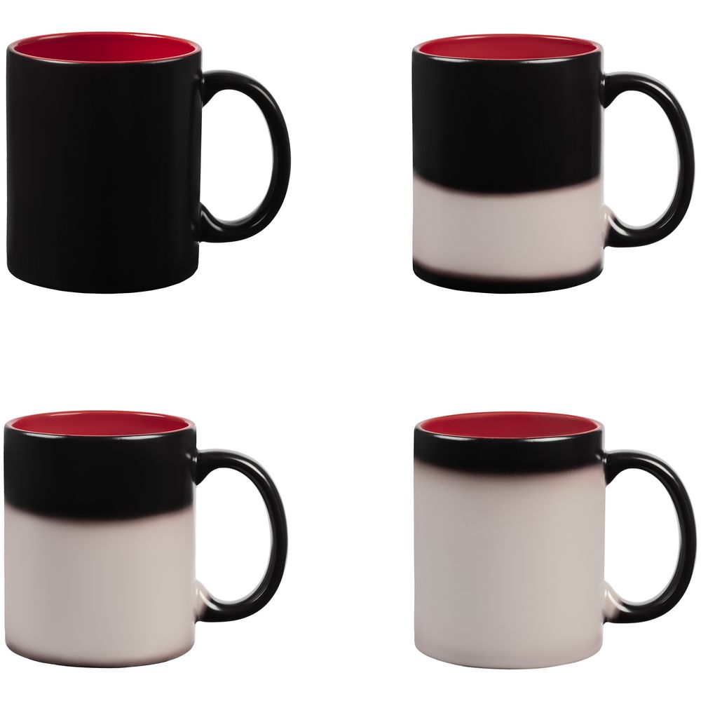 Кружка-хамелеон On Display, матовая, красно-черная / Миниатюра WWW (1000)