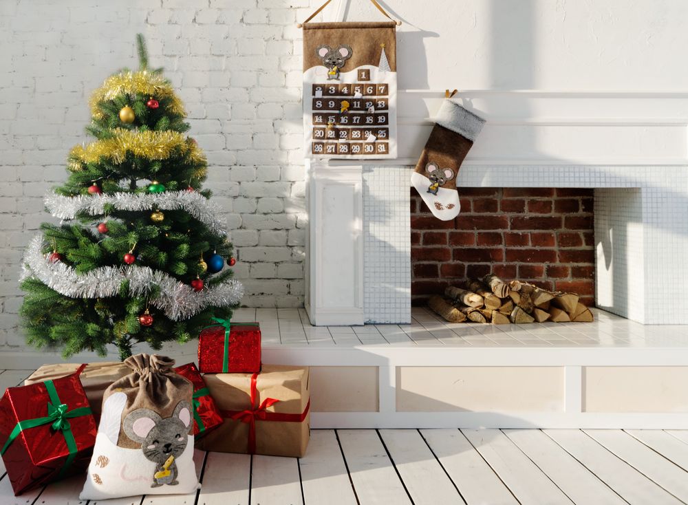 Мешок для подарков Noel, с мышкой / Миниатюра WWW (1000)