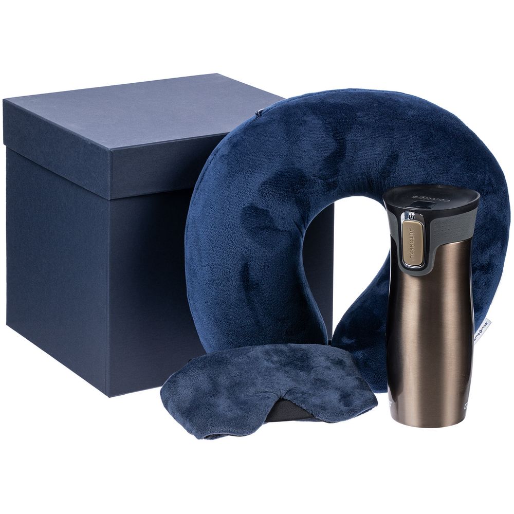 Коробка Cube L, синяя / Миниатюра WWW (1000)