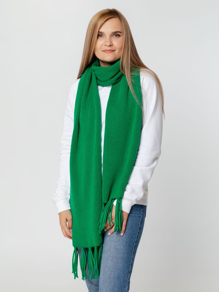 Шарф Flette, зеленый / Миниатюра WWW (1000)