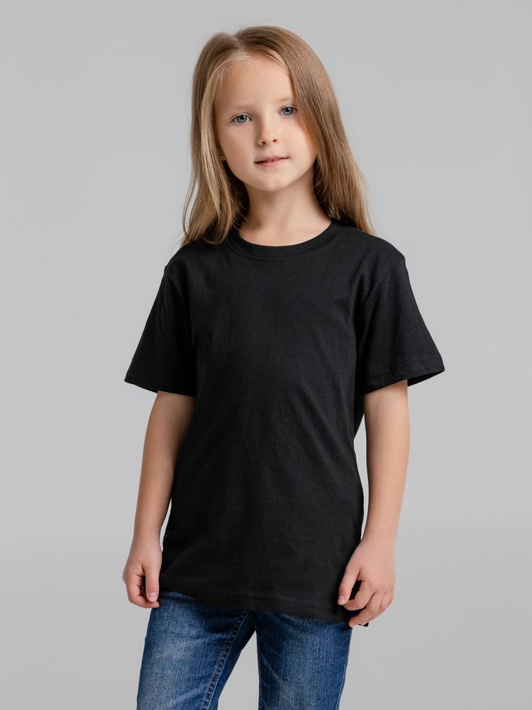 Футболка детская T-bolka Fit Kids, черная / Миниатюра WWW (1000)