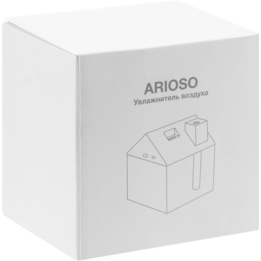 Настольный увлажнитель Arioso с вентилятором и лампой, белый / Миниатюра (упак) (1000)