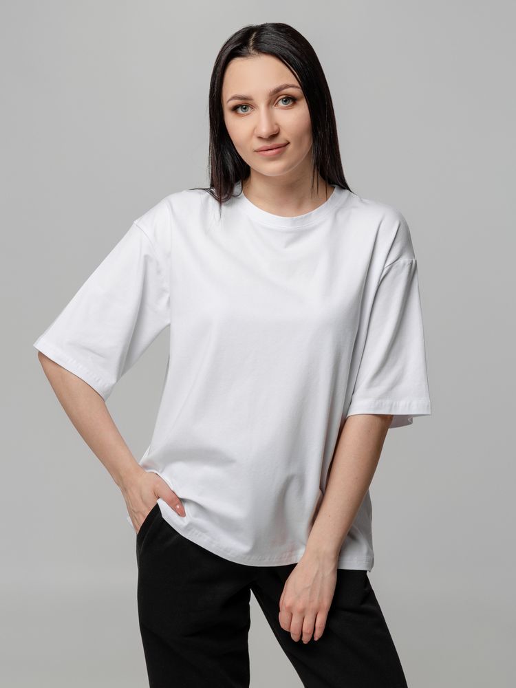 Футболка унисекс оверсайз Street Vibes, молочно-белая / Миниатюра WWW (1000)