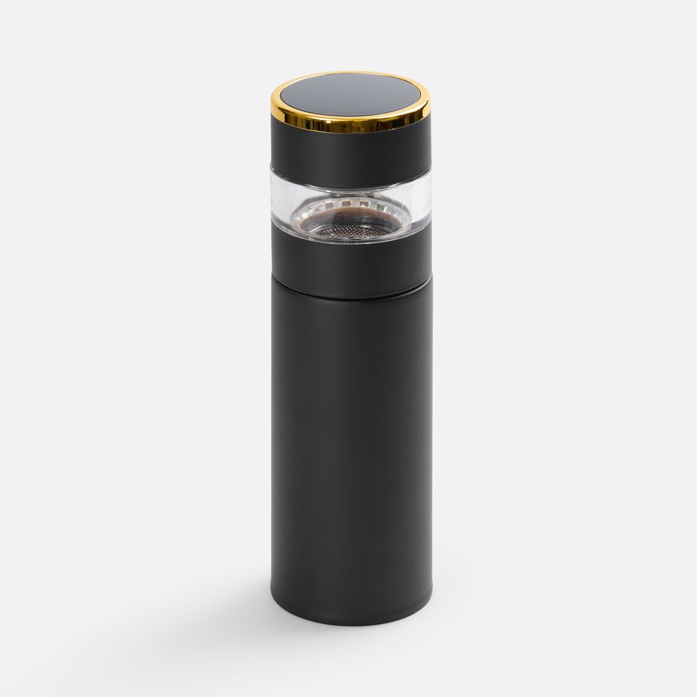 Смарт-бутылка с инфьюзером Thermory, черная / Миниатюра WWW (1000)