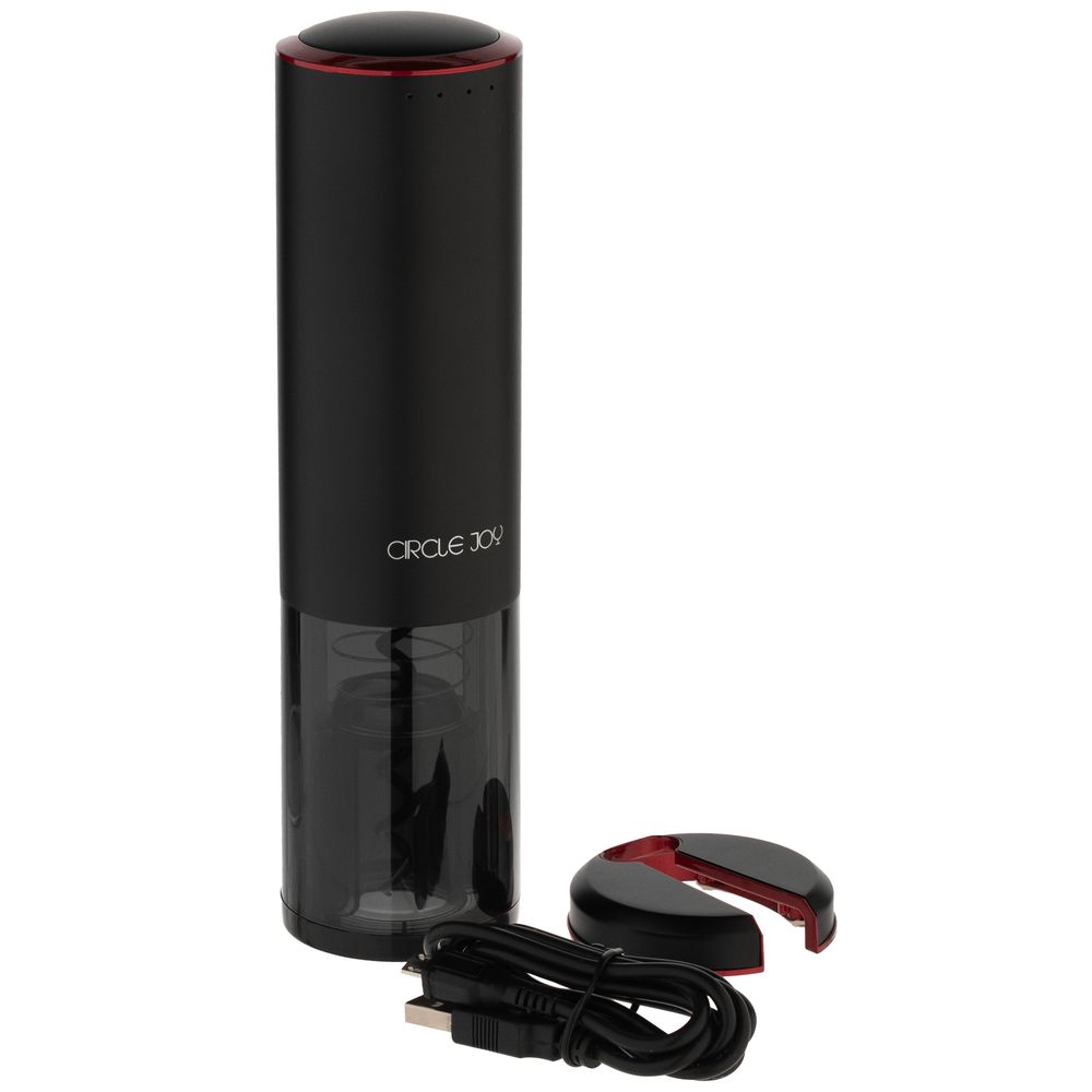 Электрический штопор Circle Joy Automatic, черный / Миниатюра WWW (1000)