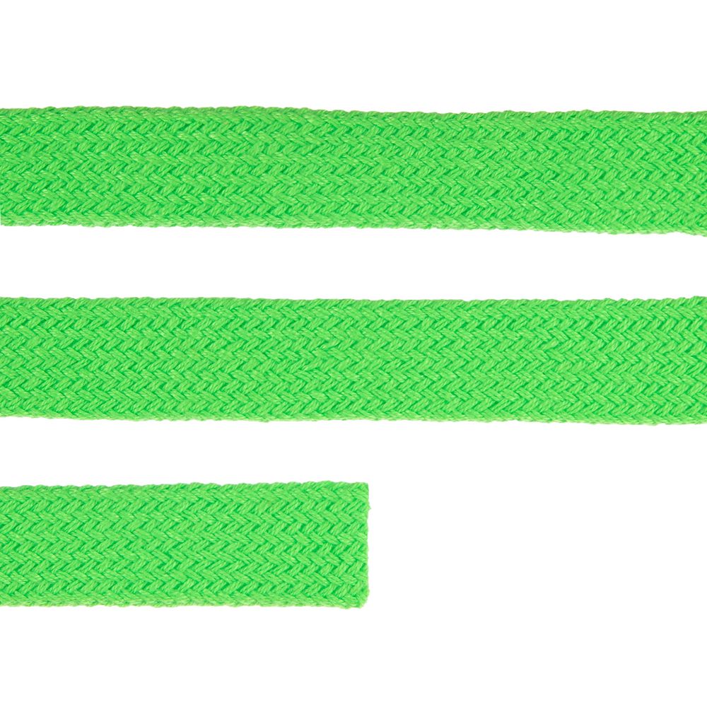 Плоский шнур Cord M, зеленый неон, 80 см / Миниатюра WWW (1000)