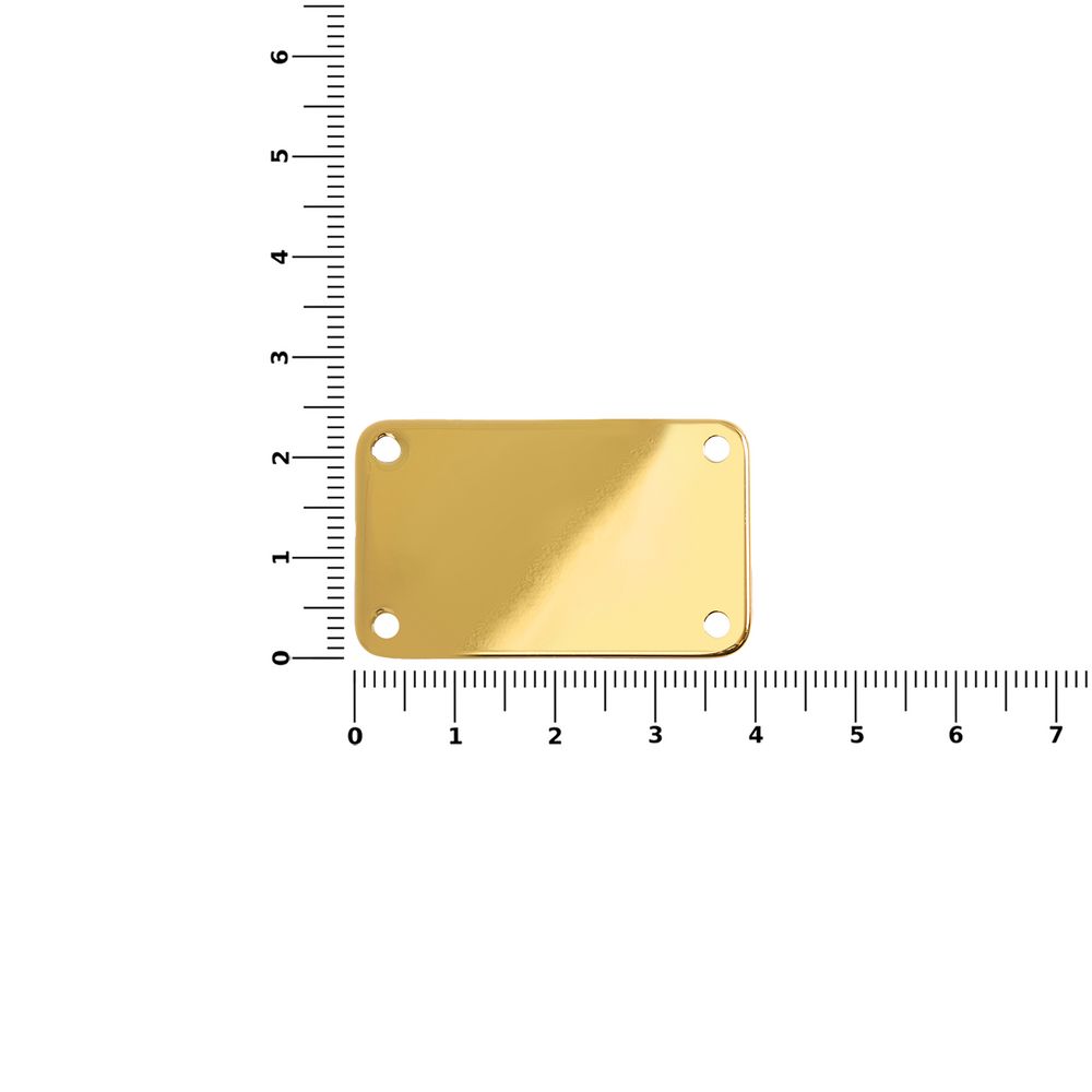 Шильдик металлический Furo, золотистый глянцевый / Миниатюра WWW (1000)