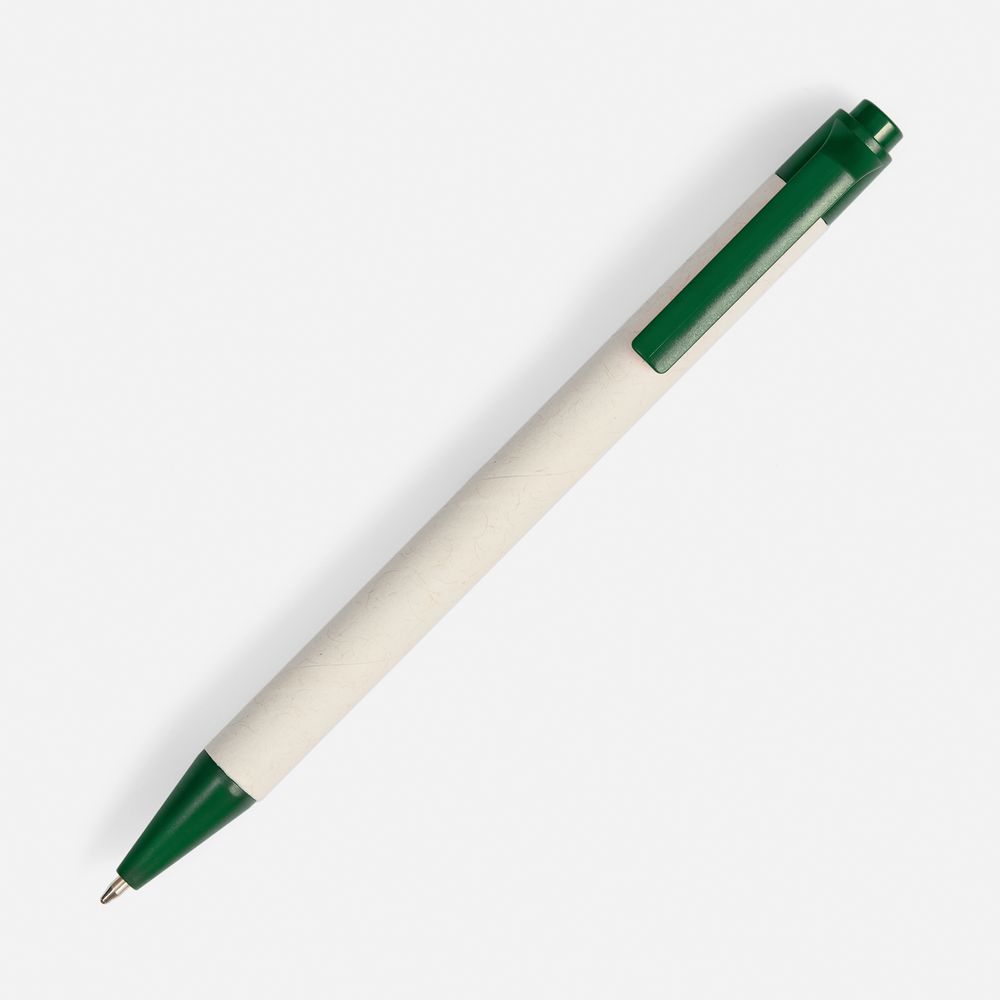 Ручка шариковая MilkMake, зеленая / Миниатюра WWW (1000)