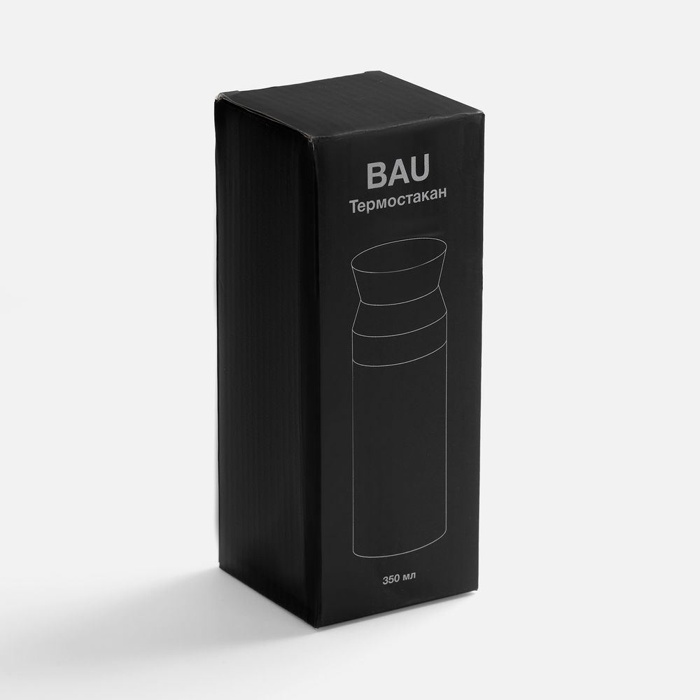 Термостакан Bau с ситечком, черный / Миниатюра WWW (1000)