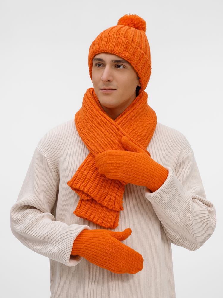 Шапка HappyGo, оранжевая / Миниатюра WWW (1000)