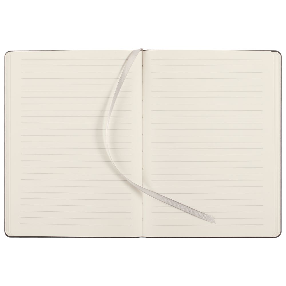 Блокнот Scope, в линейку, серый, с тонированной бумагой / Миниатюра WWW (1000)