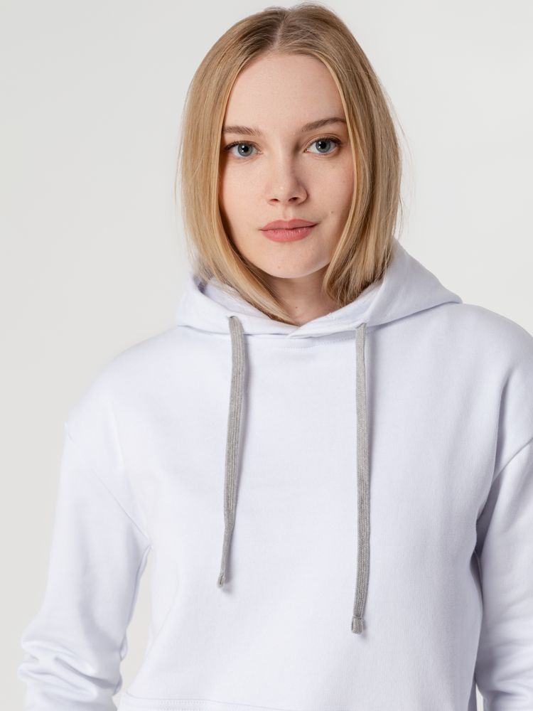 Толстовка с капюшоном Unit Kirenga Heavy, белая / Миниатюра WWW (1000)