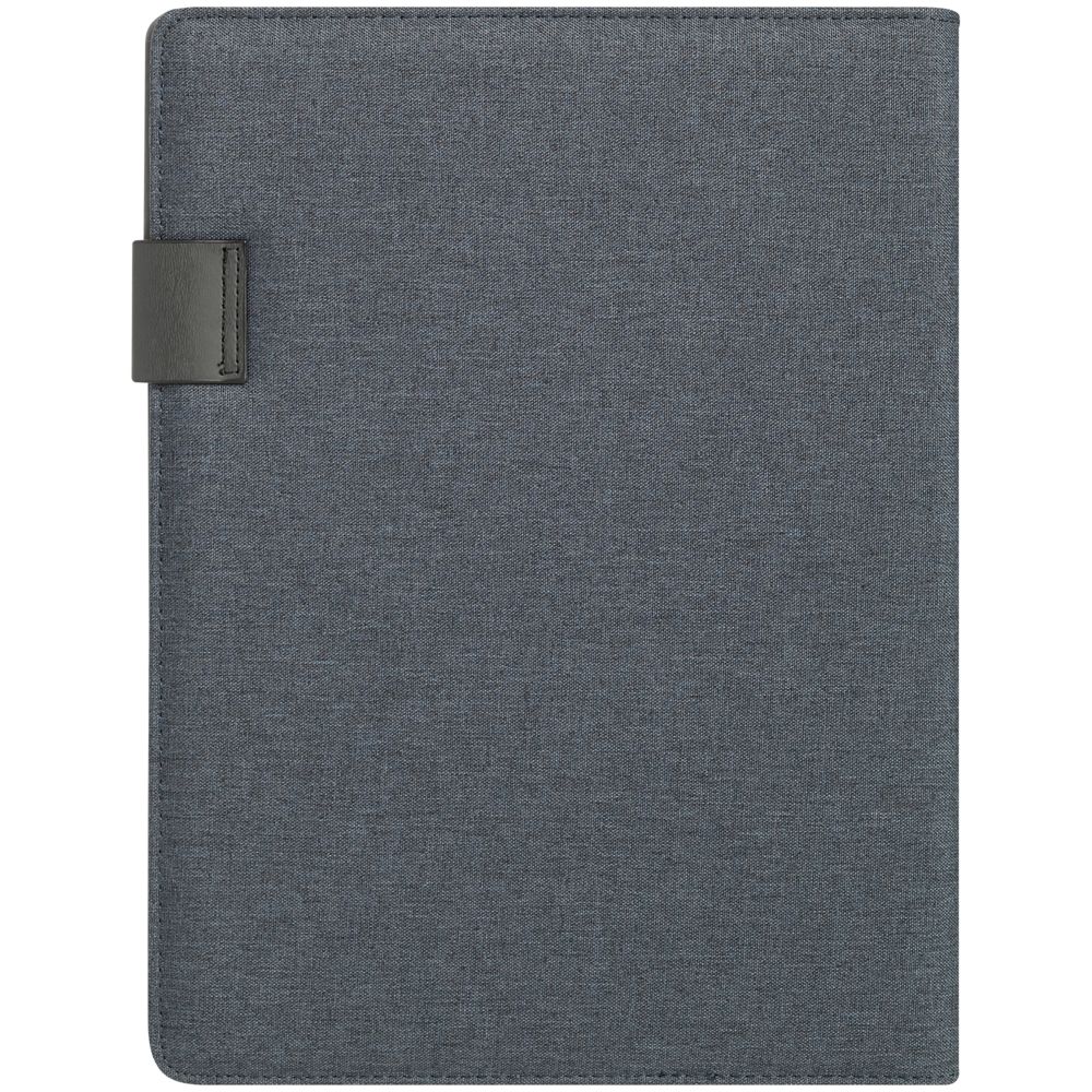 Папка с блокнотом Delegate, темно-серая / Миниатюра WWW (1000)