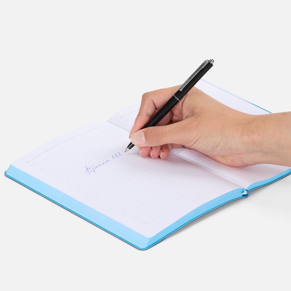 Ручка шариковая Senator Point ver.2, черная / Миниатюра WWW (1000)