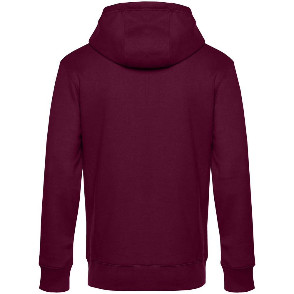 Толстовка с капюшоном унисекс King, бордовая / Миниатюра WWW (1000)