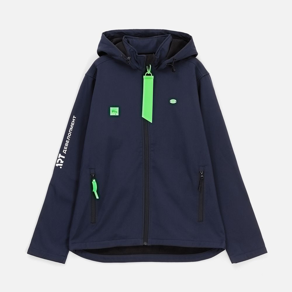 Куртка софтшелл женская Race Women темно-синяя / Миниатюра нанесения (1000)