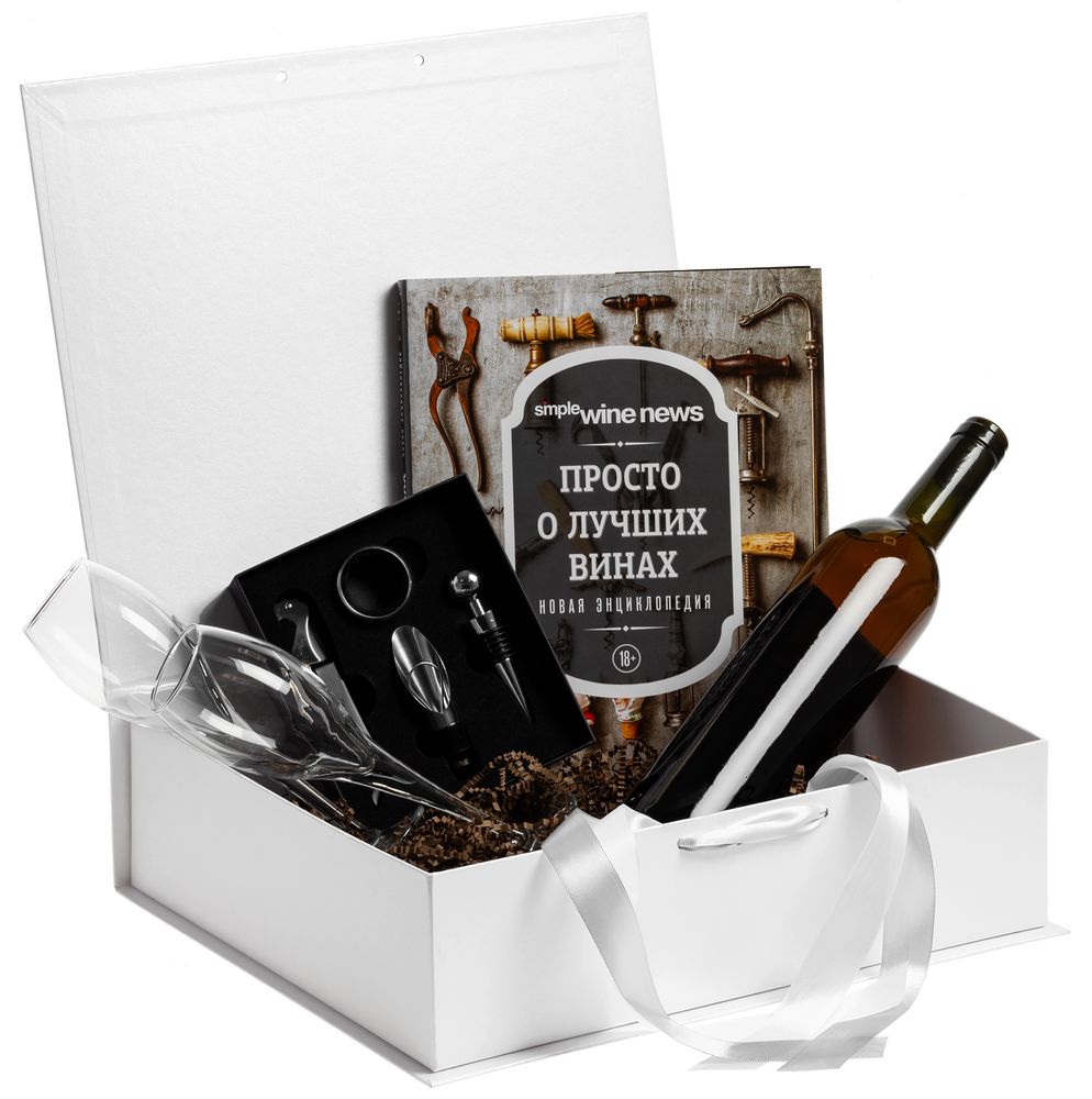 Коробка на лентах Tie Up, белая / Миниатюра WWW (1000)