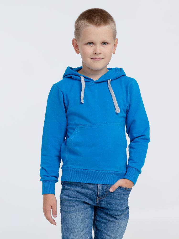 Толстовка с капюшоном детская Kirenga Kids, бирюзовая / Миниатюра WWW (1000)