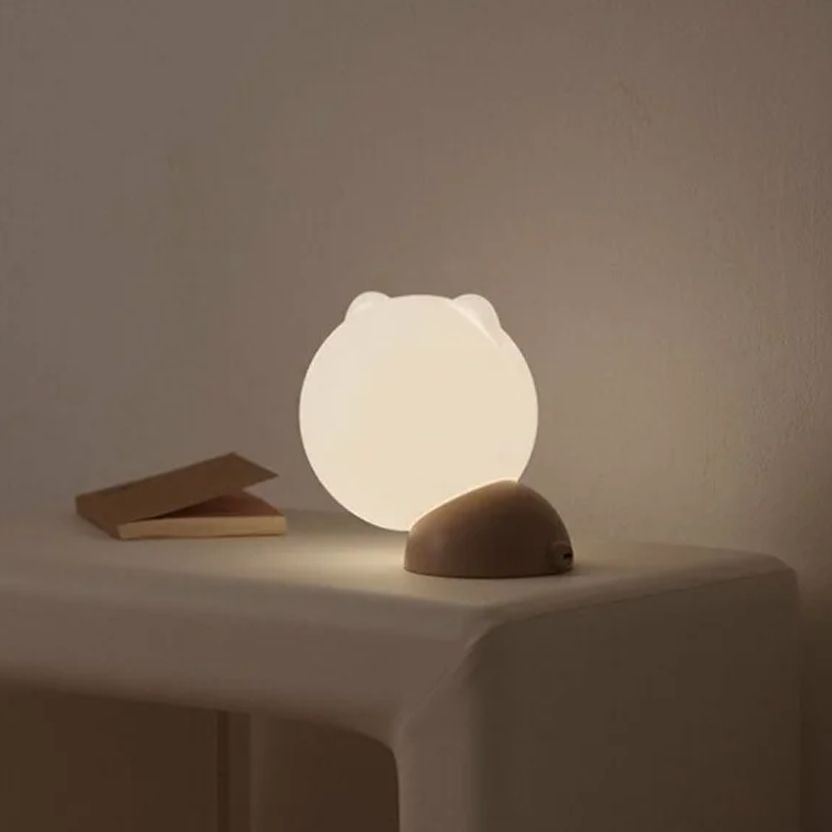 Беспроводной силиконовый ночник Night Light, черный / Миниатюра WWW (1000)