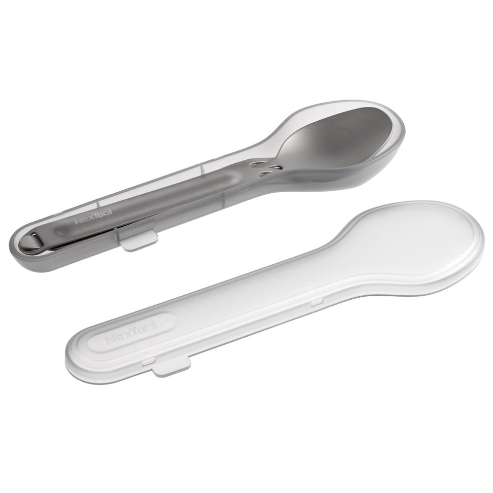 Набор походных столовых приборов NexTool, серебристый / Миниатюра WWW (1000)