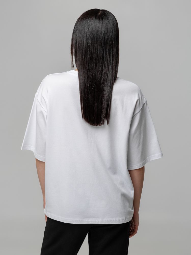 Футболка унисекс оверсайз Street Vibes, молочно-белая / Миниатюра WWW (1000)