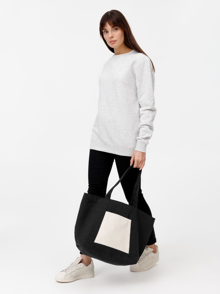 Шопер Shophop, черный с неокрашенным / Миниатюра модельного (1000)